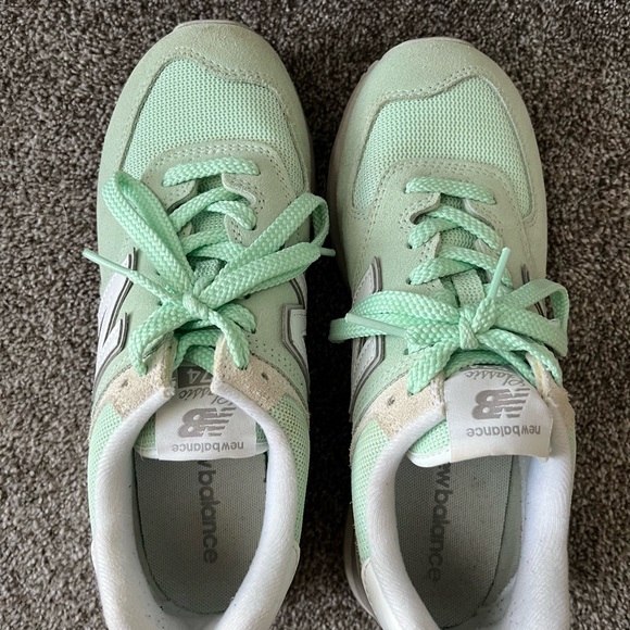 Mint green new balance 574 - Picture 7 of 7